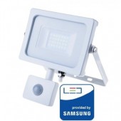 Liikumisanduriga SMD LED prožektorid (Samsung LED) (valge korpus)